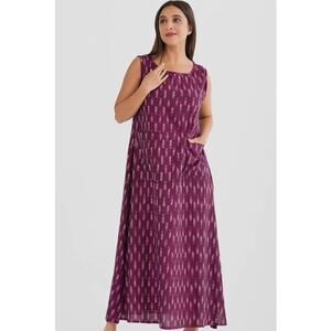 SEVYA HANDMADE - Neela Ikat Handloom Dress - Medium
